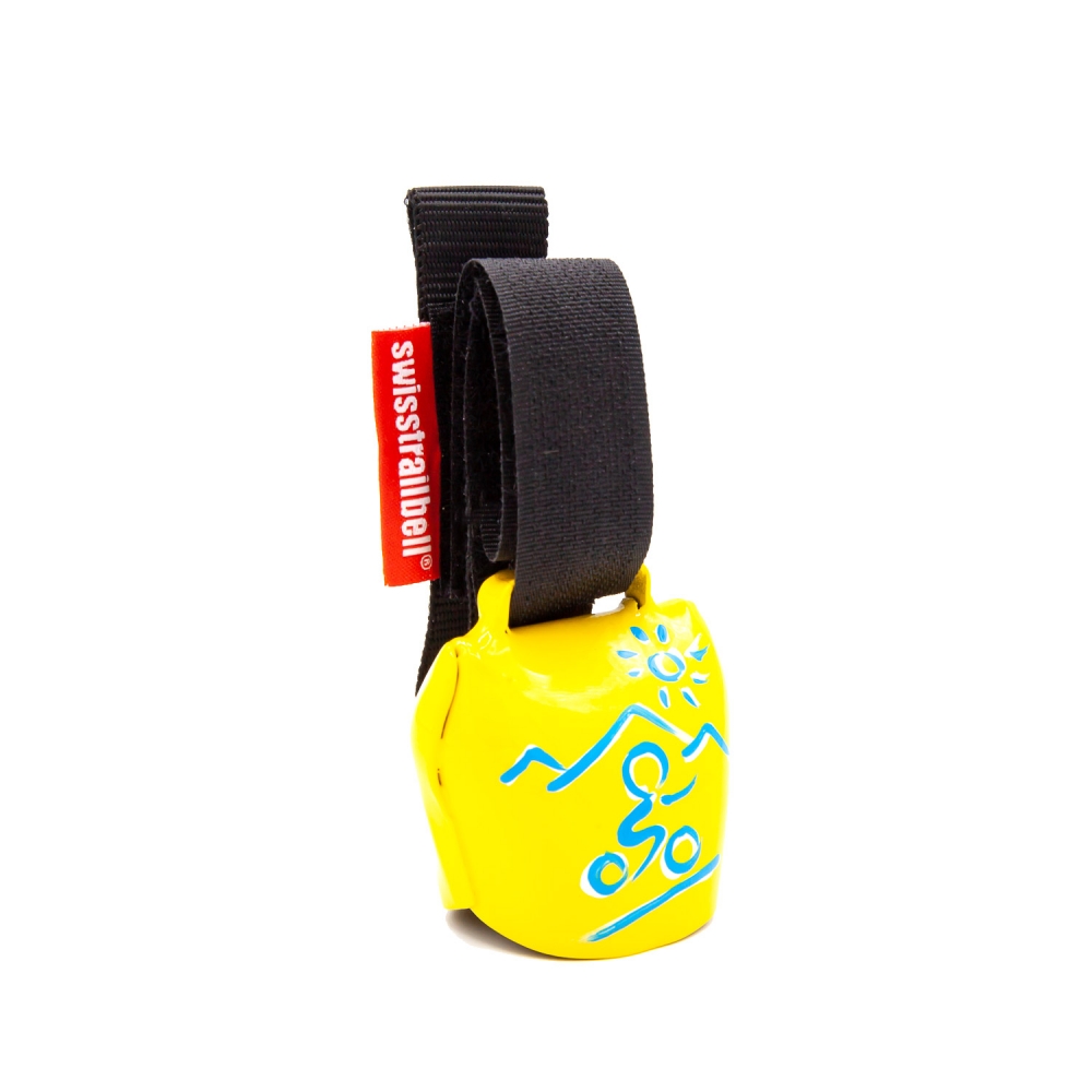 swiswisstrailbell® yellow " blue biker"